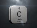 Carbon element from the periodic table