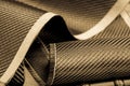 Carbon fiber composite material background Royalty Free Stock Photo