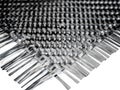 carbon fiber in weaving pattern Royalty Free Stock Photo