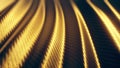 Carbon gold wave soft curve background