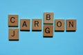 Carbon Jargon, buzzword word play, as banner headline Royalty Free Stock Photo