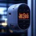 carbon monoxide detector a device that masures the level of car Royalty Free Stock Photo