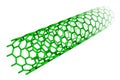 Carbon nanotube sticks model Royalty Free Stock Photo