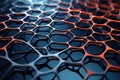 carbon nanotubes arranged in a precise pattern Royalty Free Stock Photo