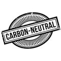 Carbon-neutral rubber stamp