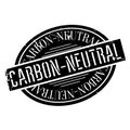 Carbon-neutral rubber stamp