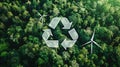 Carbon Neutrality and Net Zero concept. Generated- AI Royalty Free Stock Photo