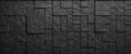 Carbon texture 3d tiles aligned. Abstract background wallpaper. Ascetic web banner. Generative AI