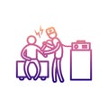 carbon therapy nolan icon. Simple thin line, outline vector of Hospital icons for ui and ux, website or mobile application