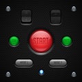 Carbon UI Application Software Controls Set.