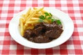 Carbonade flamande, flemish beef stew, belgian cuisine