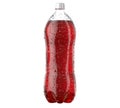 Carbonated Red Soft Drink Plastic Bottle