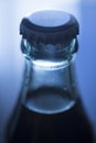 Carbonated soda glass cola soft drink bottle Royalty Free Stock Photo