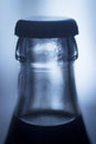 Carbonated soda glass cola soft drink bottle Royalty Free Stock Photo