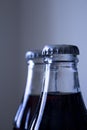 Carbonated soda glass cola soft drink bottle Royalty Free Stock Photo