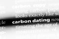 carbondating Royalty Free Stock Photo