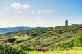 Carbonera lighthouse, Punta Mala, La Alcaidesa, Spain Royalty Free Stock Photo