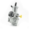 Carburetor for motorcycle part engine on white background