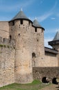 Carcassonne Castle Entrance Royalty Free Stock Photo