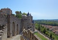 Carcassonne castle in France Royalty Free Stock Photo