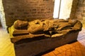 Knight lay down at Carcassonne Museum