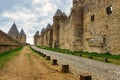 Carcassonne famous fortified French city Royalty Free Stock Photo