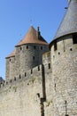 Carcassonne Forteress and medieval castle Royalty Free Stock Photo