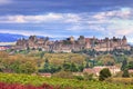 Carcassonne-fortified town Royalty Free Stock Photo