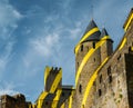 Carcassonne, a hilltop town in southern France, is an UNESCO World Heritage Site famous for its medieval citadel Royalty Free Stock Photo