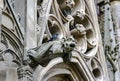 Carcassonne, France, UNESCO. Cathedral Royalty Free Stock Photo