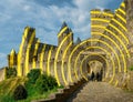 Carcassonne, a hilltop town in southern France, is an UNESCO World Heritage Site famous for its medieval citadel Royalty Free Stock Photo