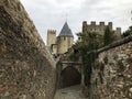 Carcassonne medieval castle, France Royalty Free Stock Photo