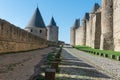 Carcassonne is one of the most beautiful fortified cities in France with double walls