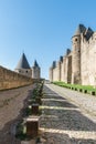 Carcassonne is one of the most beautiful fortified cities in France with double walls