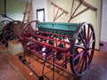 Ancient agricultural tool for planting maize in the museum of th