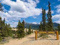 Carcross desert sand dunes Yukon Territory Canada Royalty Free Stock Photo