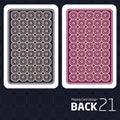 Card Back Abstract Pattern Background Underside