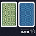 Card Back Abstract Pattern Background Underside Royalty Free Stock Photo