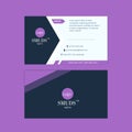 Minimalist business card designs editable Royalty Free Stock Photo