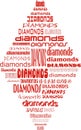 Card diamonds Royalty Free Stock Photo
