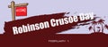 Card Robinson Crusoe Day
