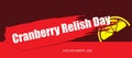 Cranberry Relish Day Royalty Free Stock Photo