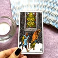 Five V of Pentacles Tarot Card Hard Times Poor Health