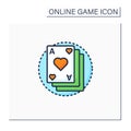 Card game color icon