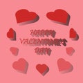 Card Happy Valentine`s Day