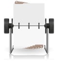 Card holder and catalog vector illustration Royalty Free Stock Photo