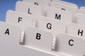 Card index Royalty Free Stock Photo