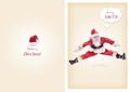 Christmas funny card template