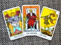 The Emperor Tarot Card Power Leader Ruler King Boss The Lovers The Fool background Royalty Free Stock Photo