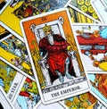 The Emperor Tarot Card Power Leader Ruler King Boss Royalty Free Stock Photo